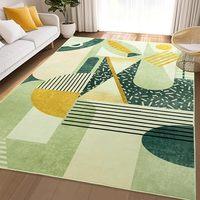 Tapis Moderne en Polyester Motif Étoile de Mer Abstrait Lavable pour Chambre, Salon, Chevet et Bureau – Tapis Doux Antidérapant