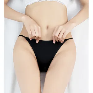 Customizable Modal Low Waist Comfortable Breathable Women's Underwear Thin Sexy Girl Triangle Pants Beach String Bikini