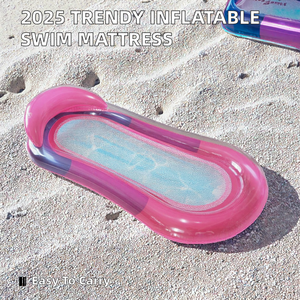 Hot bán <span class=keywords><strong>2025</strong></span> New Thời Trang xách tay PVC Inflatable nước võng nổi Hàng bền mùa hè bơi nệm - Product Image 3