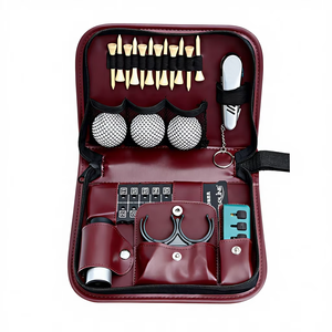 Kit <span class=keywords><strong>de</strong></span> herramientas <span class=keywords><strong>de</strong></span> golf compacto, kit <span class=keywords><strong>de</strong></span> accesorios <span class=keywords><strong>de</strong></span> golf organizado, bolsa <span class=keywords><strong>de</strong></span> herramientas <span class=keywords><strong>de</strong></span> cuero PU resistente, costuras resistentes, resistente al desgaste para uso en el campo - Product Image 1