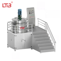 Nouvelle ligne de production de lotion corporelle à double enveloppe, machine mélangeuse pour nettoyant visage, savon liquide, sauce et détergent