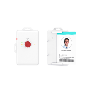 Từ có thể sạc lại Silm huy hiệu Thẻ Thiết kế theo dõi tag SOS nút lorawan GPS Tracker IP67 nhà sản xuất cho thợ mỏ an toàn - Product Image 1