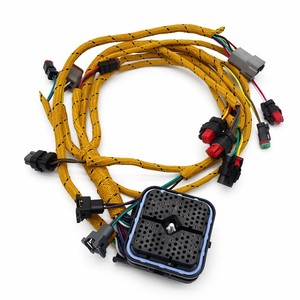 Faisceau de câblage moteur d'excavatrice OEM KET MG630 24 broches AWG20 UL1015 étanche IP67 pour Komatsu PC220-8 PC130-7 Doosan DX300 - Product Image 2