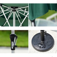 Meubles de jardin d'extérieur, parasols de balcon et de terrasse, tables et chaises avec parasol, ensemble de jardin, parasols d'extérieur, grande taille