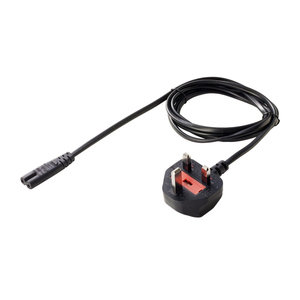 Cable de alimentación con enchufe angulado C7 de 2 pines y 5A, 1.8M, para electrodomésticos - Product Image 1