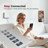 Amplificateur de signal mobile 6 bandes GSM 4G 5G LTE, répéteur de signal de téléphone portable, amplificateur de signal 700 800 900 1800 2100 2600 MHz, optimiseur de réseau