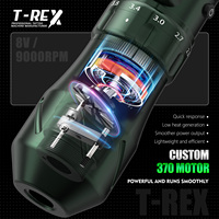 Stylo à tatouer sans fil professionnel TREX F150 2200mAh avec course réglable de 2,3 à 4,5 mm pour débutants, artistes, art corporel