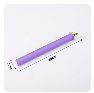 Perchoir givré pour perroquet, bâton de ponçage pour dents et griffes, décorations de cage pour perruches, jouets pour oiseaux - Product Image 6