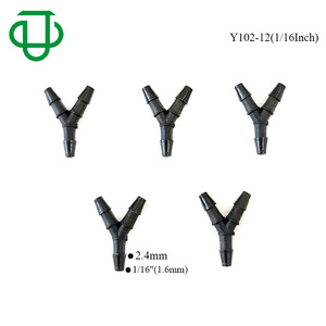 Connecteur en T en plastique Jiyou type Y 1,6-12,7 mm pour tuyau flexible en caoutchouc, utilisation pour l'arrosage de jardin - Product Image 2
