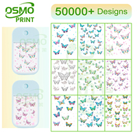 Autocollants de transfert papillon mignons Osmo Factoroy en gros, résistants aux UV, pour bouteilles pulvérisatrices, gobelets en plastique et flacons pulvérisateurs de 45 ml