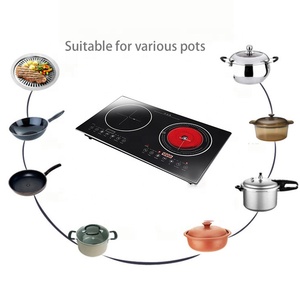 Thiết Kế Thời Trang Mới Giá Xuất Xưởng Điều Khiển Cảm Ứng Đa Chức Năng Điện Đôi Bếp Cảm Ứng + Bếp Hồng Ngoại - Product Image 4