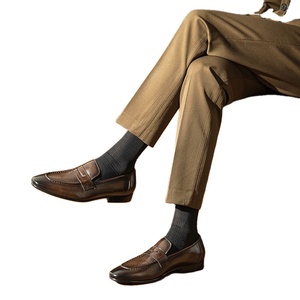 Custom Brand Factory Price <b>Pointed</b> Toe Leather Upper Breathable Anti-Slip Office & Career Footwear Spring Summer Modern Chic - Product Image 1