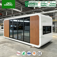 Cabine mobile Apple, maison préfabriquée en forme de capsule spatiale, maison modulaire miniature, bureau extérieur intelligent et portable, maison modulaire