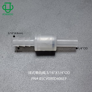 Vanne unidirectionnelle à ressort en plastique à installation rapide pour l'étanchéité de l'eau et de l'air, vanne de contrôle de débit unidirectionnelle - Product Image 5