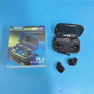 Audífonos Inalámbricos HiFi M10 TWS 2025 para Deportes/Juegos, Pantalla Digital, Sin Cancelación de Ruido, V3.0, IPX2, Bajos Reforzados - Product Image 6