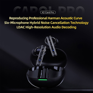 Écouteurs intra-auriculaires <span class=keywords><strong>KZ</strong></span> Carol Pro TWS BT5.4 pour jeu de sport, écouteurs intra-auriculaires sans fil à réduction active <span class=keywords><strong>ANC</strong></span> améliorée - Product Image 5
