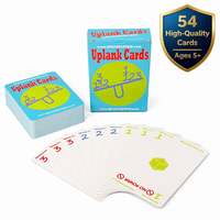 Jeu de cartes stratégique personnalisé professionnel, cartes en papier noir 350GSM avec logique équilibrée pour l'apprentissage des mathématiques, OEM