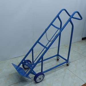 Carretilla Manual para Cilindros de Oxígeno de 40L, 200KG, <span class=keywords><strong>4</strong></span> <span class=keywords><strong>Ruedas</strong></span>, Plegable - Product Image 4