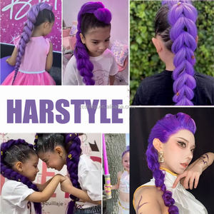 <span class=keywords><strong>Queue</strong></span> <span class=keywords><strong>de</strong></span> <span class=keywords><strong>cheval</strong></span> synthétique violette pour déguisement, <span class=keywords><strong>coiffure</strong></span> <span class=keywords><strong>de</strong></span> 24 pouces <span class=keywords><strong>de</strong></span> long avec pinces pour enfants et filles, Halloween, Noël - Product Image 3