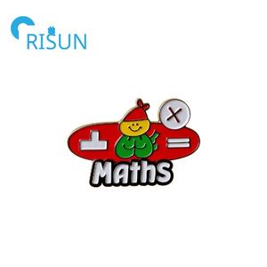Fabricación Metal dibujos animados matemáticas símbolo <span class=keywords><strong>Pi</strong></span> matemáticas símbolo letras esmalte solapa Pin matemáticas Premio Pin insignia - Product Image 2