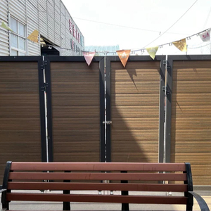 La clôture extérieure imperméable de WPC lambrisse le mur composé en plastique en bois de jardin - Product Image 1