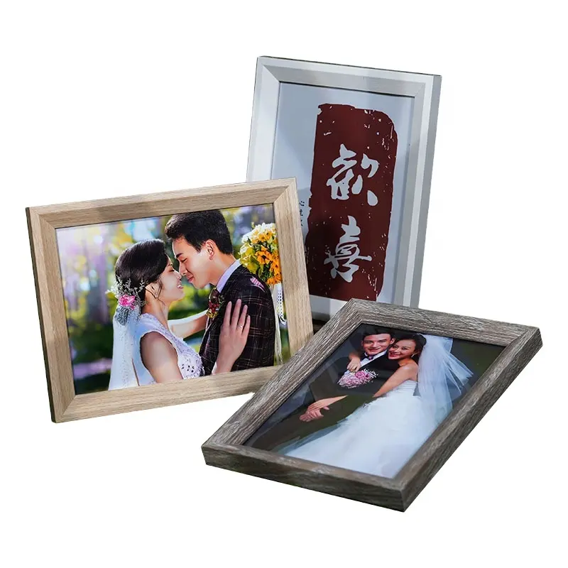 Téléchargement de vidéo sexy en mp4 cadres photo numériques en papier kraft cadre photo en carton et bois