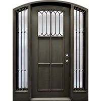 Puertas y Ventanas de Hierro Forjado Personalizadas para Edificios Residenciales de Villas Modernas