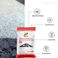 Peinture thermoplastique jaune-vert phosphorescente pour marquage routier, séchage rapide, haute réflectivité, durable, écologique, pulvérisable, pour circulation routière