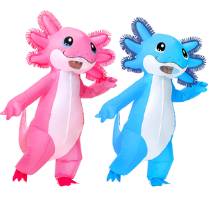 Nouveau Costume Gonflable Unisexe <span class=keywords><strong>Salamandre</strong></span> Mascotte Drôle pour Halloween, Fête <span class=keywords><strong>Adulte</strong></span>, Couple, Tenue Gonflable M. Rat - Product Image 6