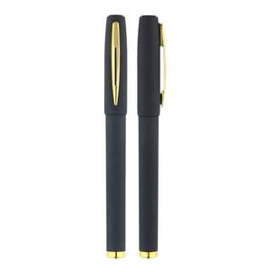 Bolígrafo de plástico negro de 0,5mm para negocios, firma de oficina, regalo, promoción, anuncio personalizado - Product Image 6