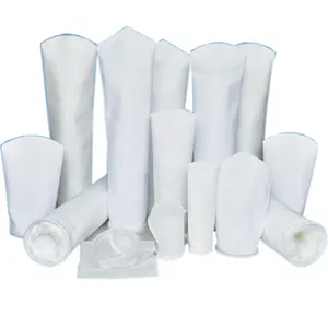 Equivalent Non Woven Polyester Needle Punched Felt Dust Filter Bag polyester air filter bag for dust collector bag