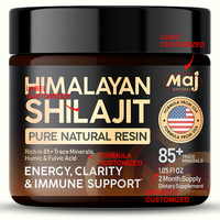 Shilajit Pur de l'Himalaya, Résine de Shilajit 100% Pure avec Acide Fulvique et Complexe de Plus de 85 Oligo-éléments, Extrait Végétal