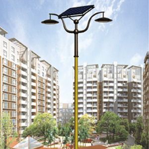 Poste de Aluminio para Lámpara LED de Carretera, de un Solo Brazo, 3M-12M, Impermeable, con Recubrimiento en Polvo, Resistente al Viento (180km/h), Garantía de 10 Años - Product Image 1