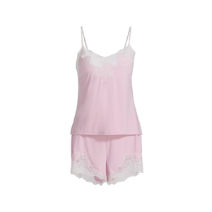 Conjunto de Pijamas Minimalistas de Algodón para Mujer con Diseño Limpio y Tonos Neutros para una Rutina Nocturna sin Esfuerzo - Product Image 1