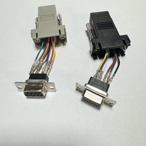 Giao diện mạng <span class=keywords><strong>RJ12</strong></span> để DB9 Adapter <span class=keywords><strong>RJ45</strong></span> để D-SUB 9-Pin chuyển đổi với đồng địa chỉ liên lạc cho các ứng dụng điện - Product Image 3