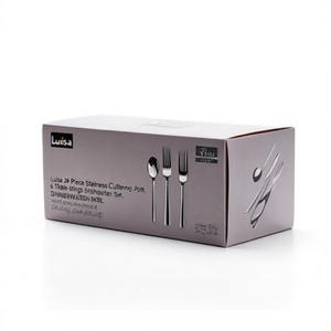 <b>Set</b> posate tavola 24 pz Inox LUISA Cromo lucido 14454652724 - Product Image 2