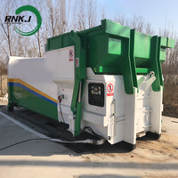 RNKJ Compacteur de déchets automatique et manuel de haute qualité, presse hydraulique pour déchets, moteur à engrenages, haute efficacité et sécurité