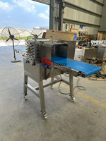 Machine à fileter les poitrines de poulet en acier inoxydable 304, trancheuse à viande horizontale