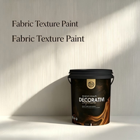 Peinture murale extérieure mate texturée à base d'eau Validea Acrylic, écologique, bicomposante, imperméable, effet grain de tissu, application au pinceau vénitien