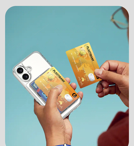 Porte-cartes magnétique antichoc en PC transparent, personnalisé avec logo, élégant et <span class=keywords><strong>portable</strong></span>, pour téléphone - Product Image 5