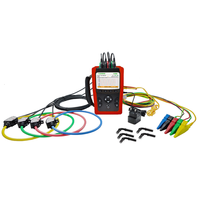 Analyseur de compteur d'énergie triphasé portable YC580 3P4W 3P3W RJ45 Ethernet Modbus TCP classe harmonique de courant de tension portable 2.0