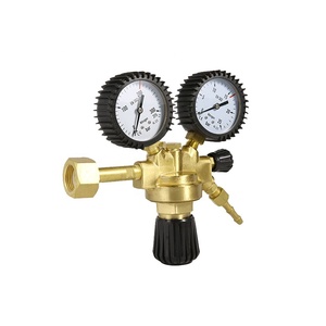 Europeu italiano nitrogênio soldagem/corte pressão regulador nitrogênio gás reduzindo válvula totalmente bronze com entrada CGA580 - Product Image 2