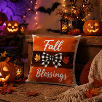 Fundas de Cojín Personalizadas Modernas para Halloween, de Lino y Poliéster, con Impresión Digital por Sublimación, para Sofá, con Logotipo, para Uso en el Hogar y Hoteles