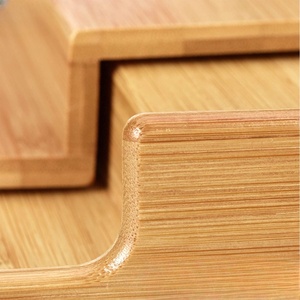 Factory Direct Customized Spice Jars Storage RacK <b>Shelf</b> Extendable Bamboo Four-layers Spice Rack - Product Image 5