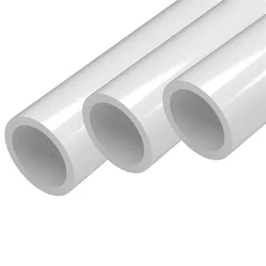 Astm D1785 U-PVC Pijp Sch40 & Sch 80 Nsf Gecertificeerd 1/2 '' - 6'' Inch Pvc Pijp Sch40 Met Gekiemd Uiteinde Voor Watervoorziening