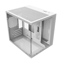 ALSEYE casing PC gaming motherboard ITX, casing pc itx mini untuk desktop