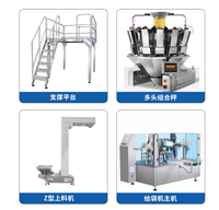 Machine à emballer pour aliments pour animaux de compagnie chips de banane pop-corn grains de café fruits séchés gommes de maïs céréales sachet debout sac préfabriqué Doypack