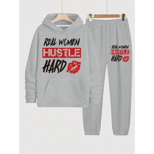 Chándal de invierno para hombre OEM, personalizado con estampado digital, 100% algodón, 500 g/m², transpirable, estilo urbano, con capucha y pantalón recto. - Product Image 3