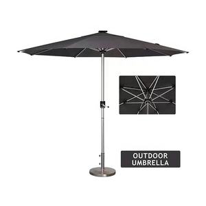 GLOBAL TENT <span class=keywords><strong>Parapluie</strong></span> parasol en porte-à-faux pour l'extérieur avec éclairage bicolore et panneau solaire LED - Product Image 3