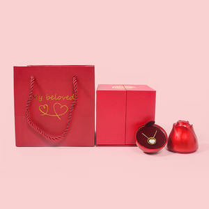 Joyero Romántico con Diseño Floral para el Día de San Valentín con Tapa - Regalo de Alta Gama para Mamá y Novia, Almacenamiento de Joyas - Product Image 2